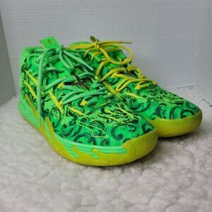 PUMA LAMELO MB.03 La France Mens Size 12 Green/Yellow 379233-01 basketball Shoes